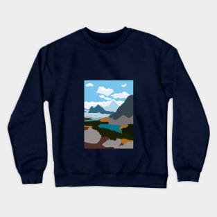 Lapis lazuli valley Crewneck Sweatshirt